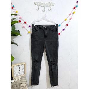 Madewell High Rise Black Jeans